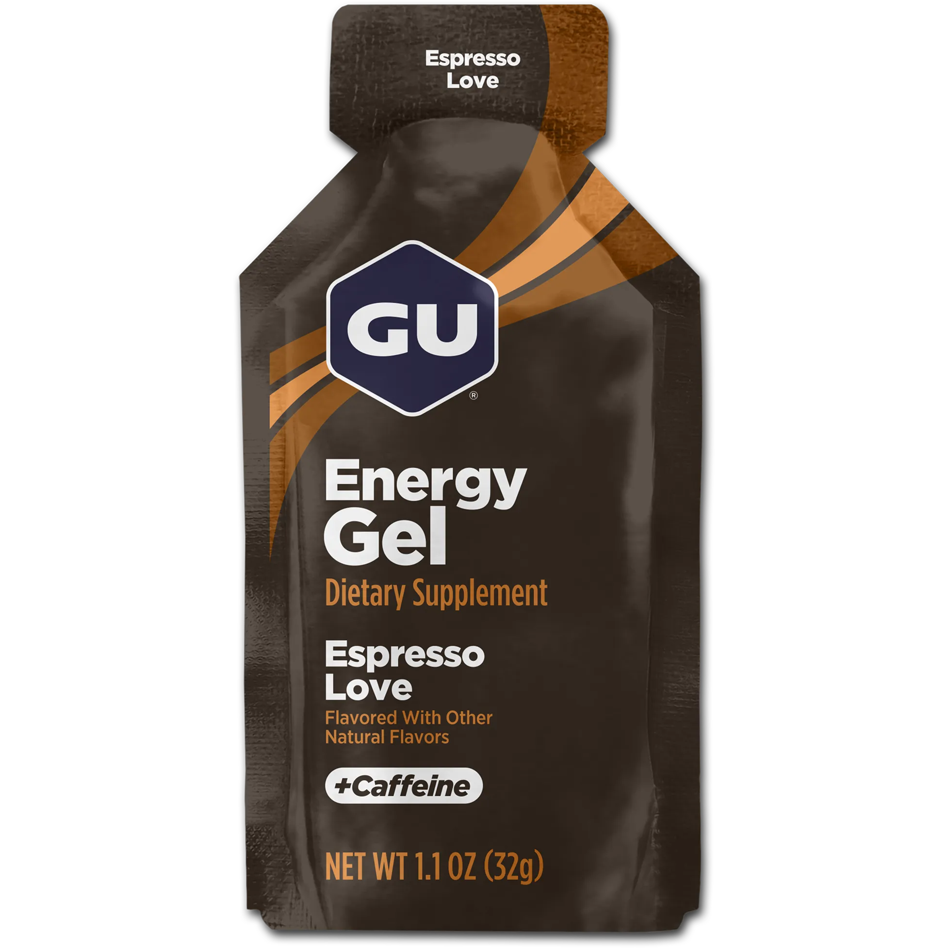 GU Energy Gel-Single 1.1 oz (32 g)-Espresso Love-N101 Nutrition