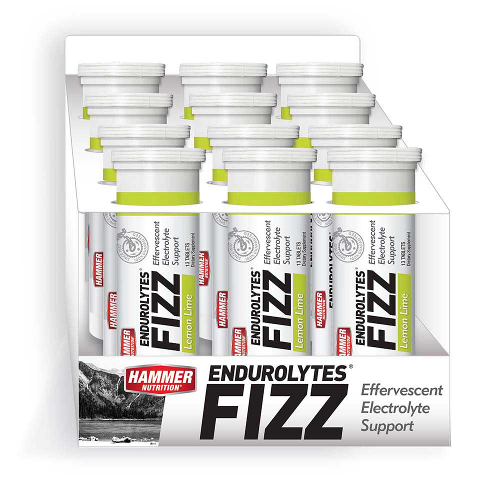 Hammer Nutrition Endurolytes Fizz-Case (12 tubes)-Lemon-Lime-N101 Nutrition