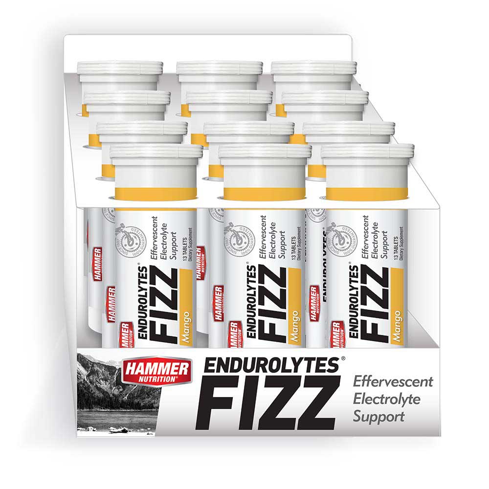 Hammer Nutrition Endurolytes Fizz-Case (12 tubes)-Mango-N101 Nutrition