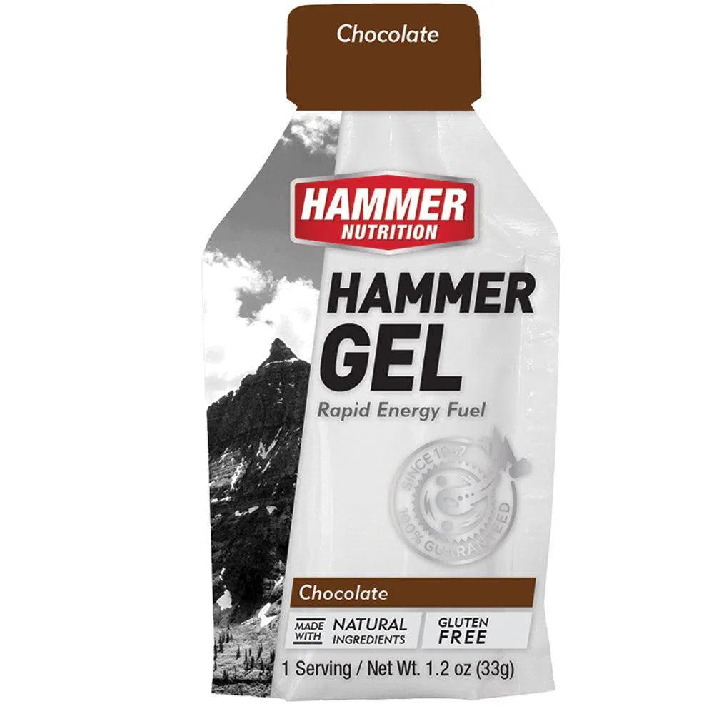 Hammer Nutrition Hammer Gel-Box (24 Single Packets)-Chocolate-N101 Nutrition