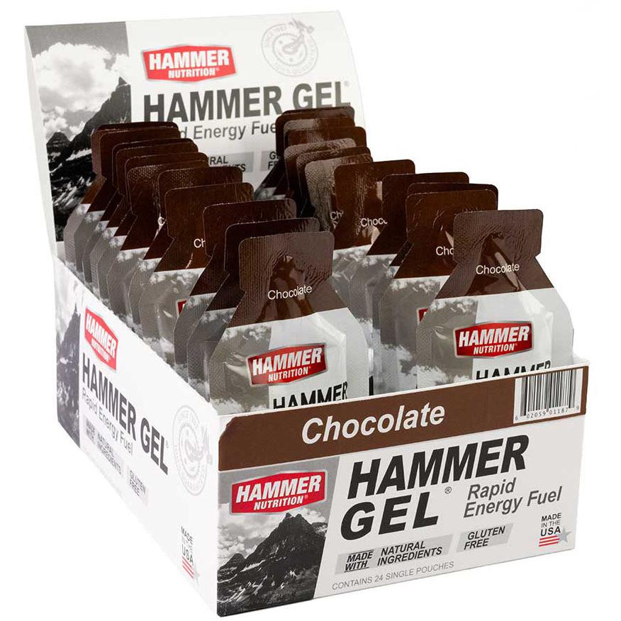 Hammer Nutrition Hammer Gel Packets-Box (24 Single Packets)-Chocolate-N101 Nutrition