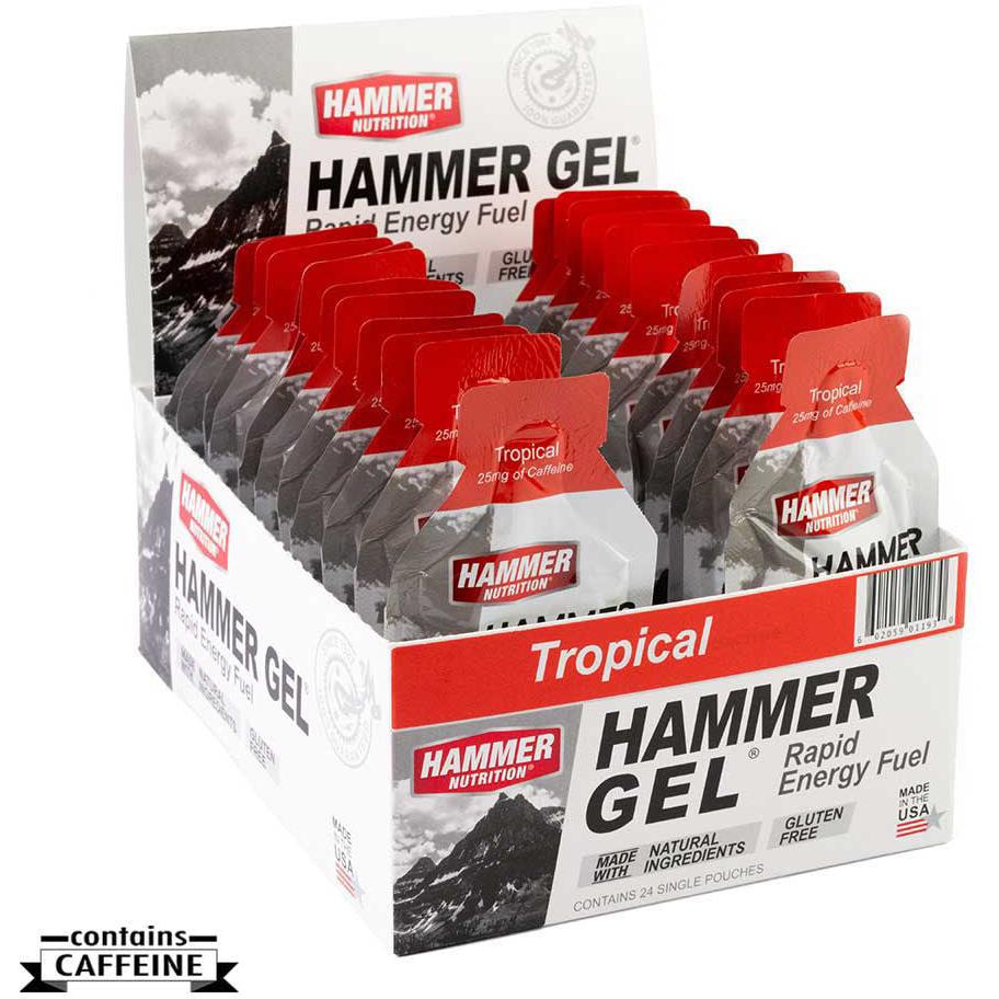 Hammer Nutrition Hammer Gel Packets-Box (24 Single Packets)-Tropical-N101 Nutrition