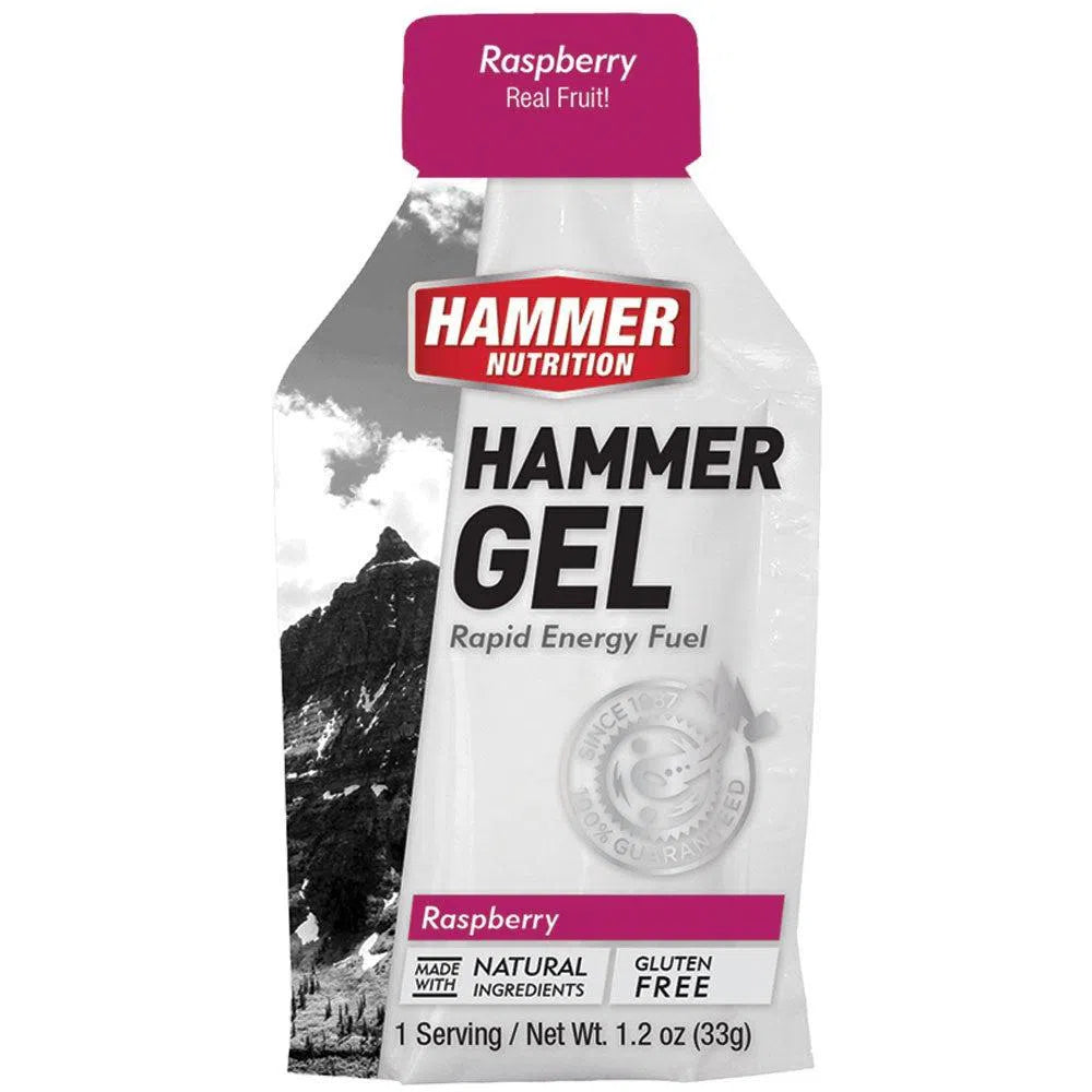 Hammer Nutrition Hammer Gel Packets-Single Pack-Raspberry-N101 Nutrition