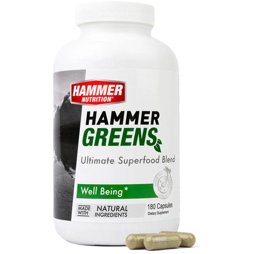 Hammer Nutrition Hammer Greens Capsules-180 capsules-N101 Nutrition