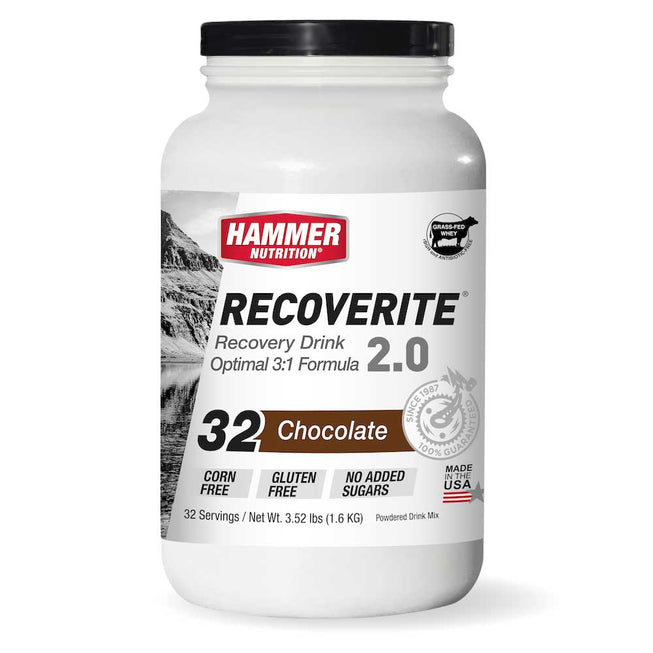 Hammer Nutrition Recoverite 2.0-32 servings (1.6 kg)-Chocolate-N101 Nutrition