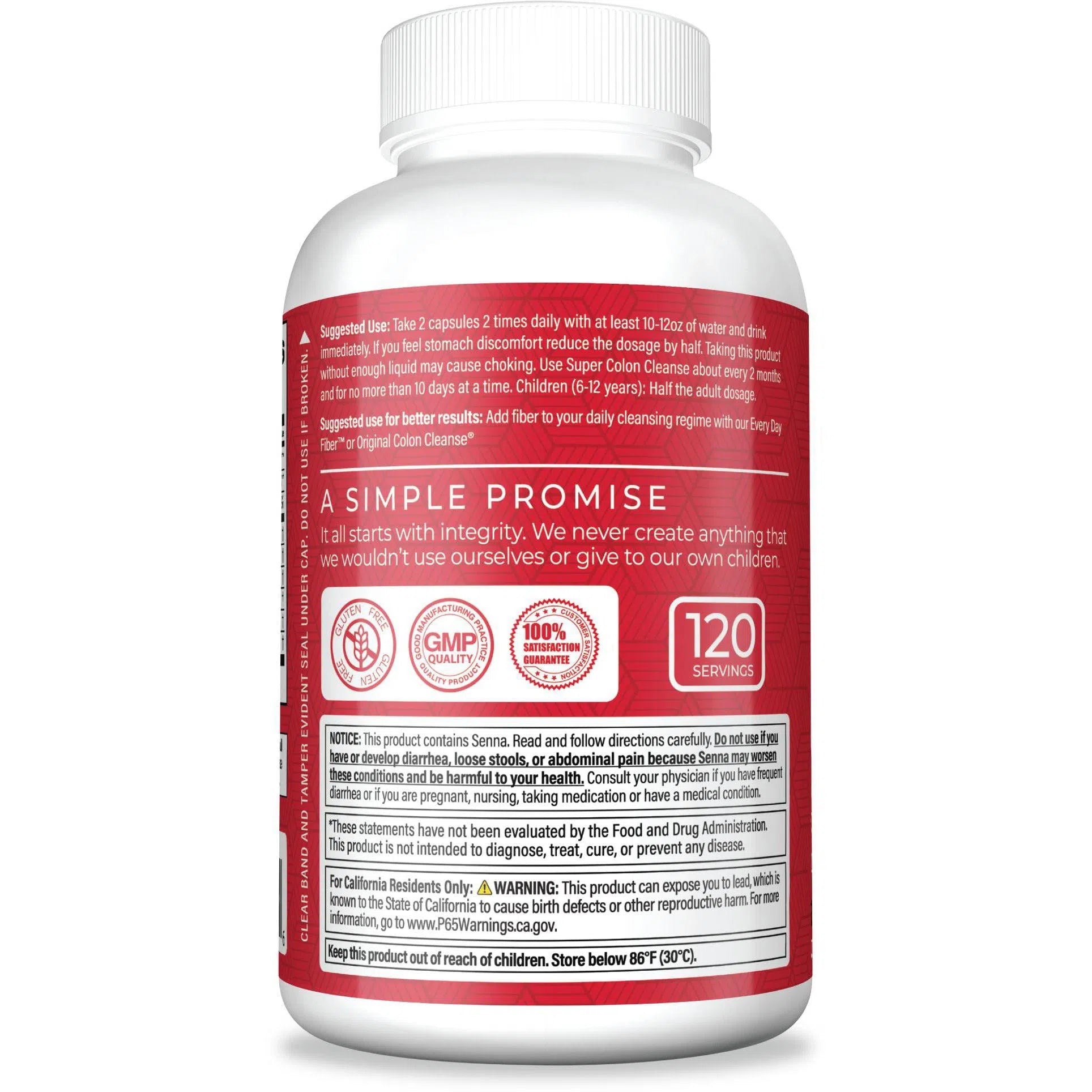 Health Plus Super Colon Cleanse Capsules-N101 Nutrition