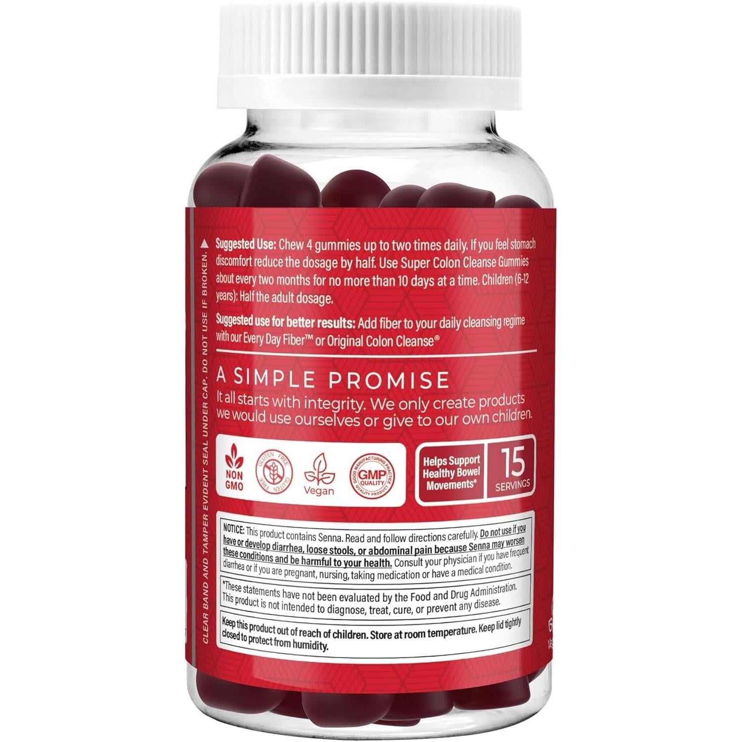 Health Plus Super Colon Cleanse Gummies-N101 Nutrition