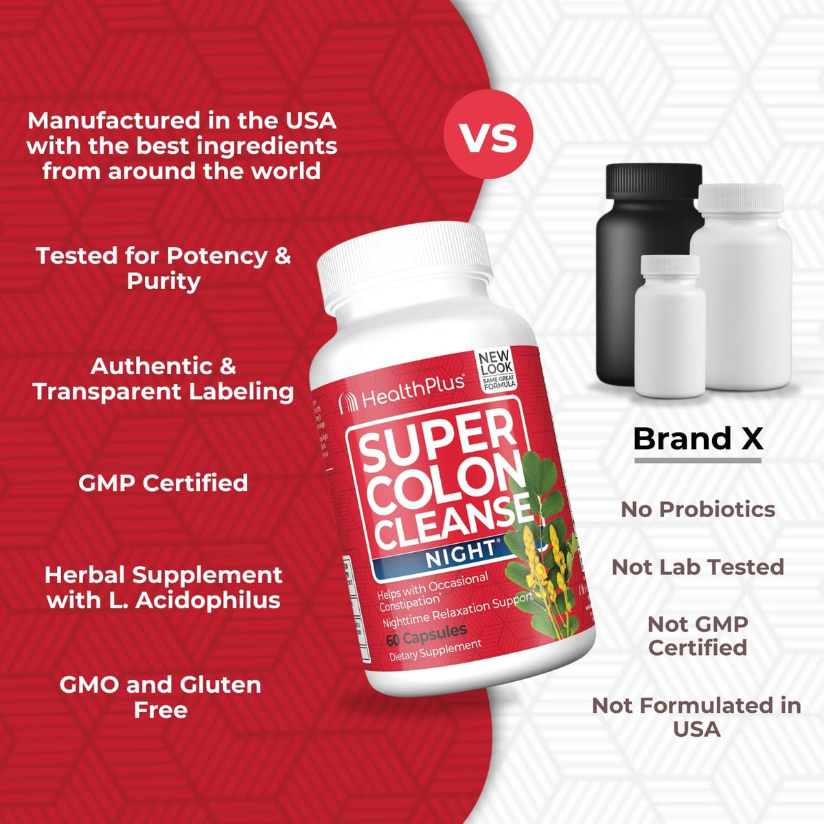Health Plus Super Colon Cleanse Night-N101 Nutrition