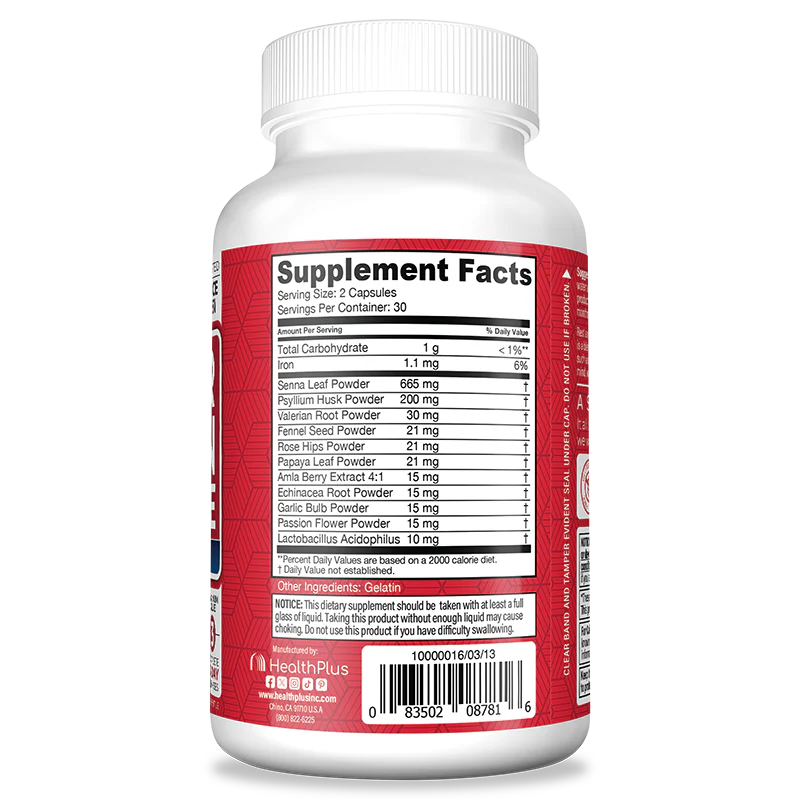 Health Plus Super Colon Cleanse Night-N101 Nutrition
