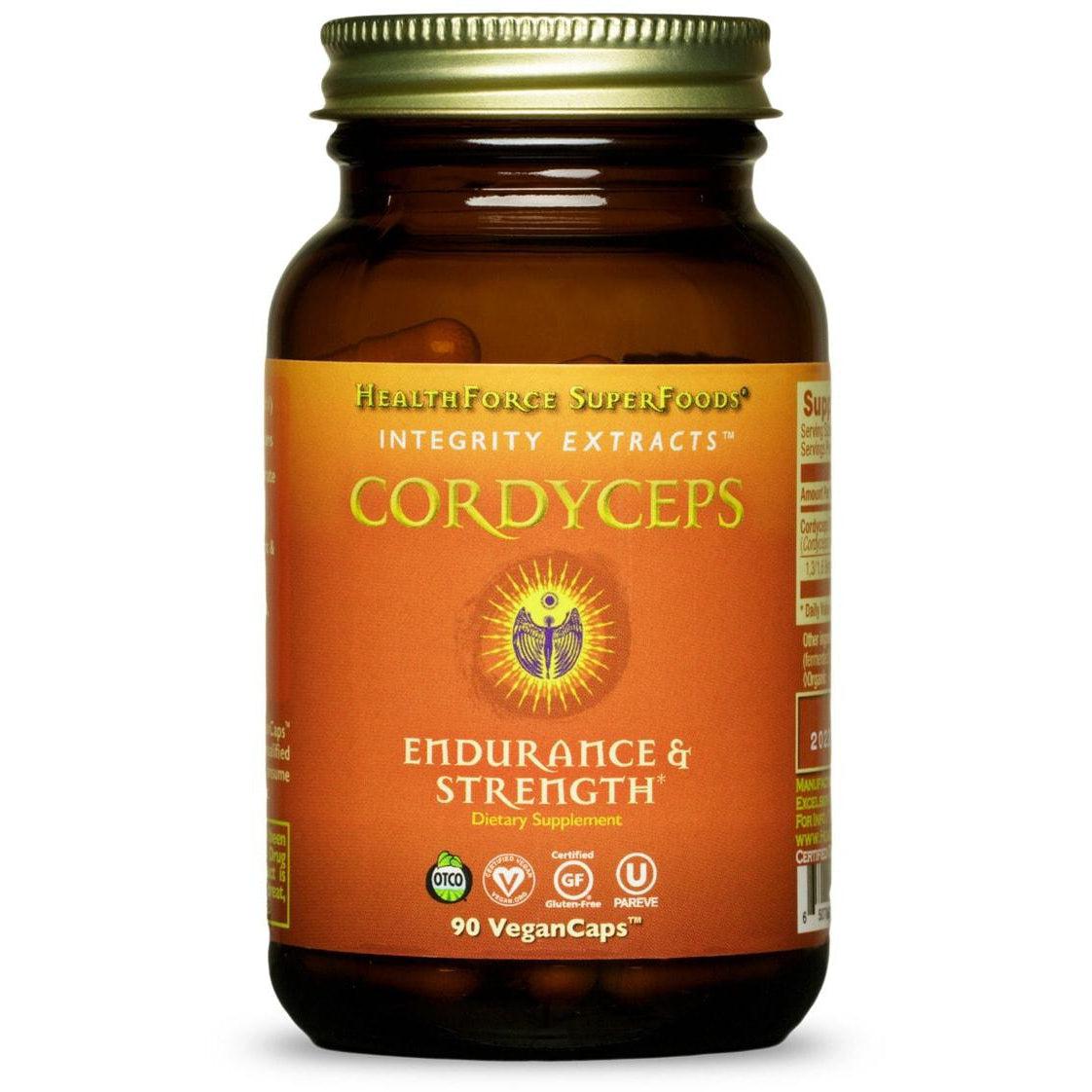 HealthForce SuperFoods Integrity Extracts Cordyceps-90 VeganCaps-N101 Nutrition