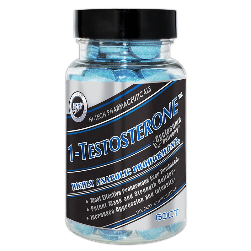 Hi-Tech Pharmaceuticals 1-Testosterone-60 tablets-N101 Nutrition