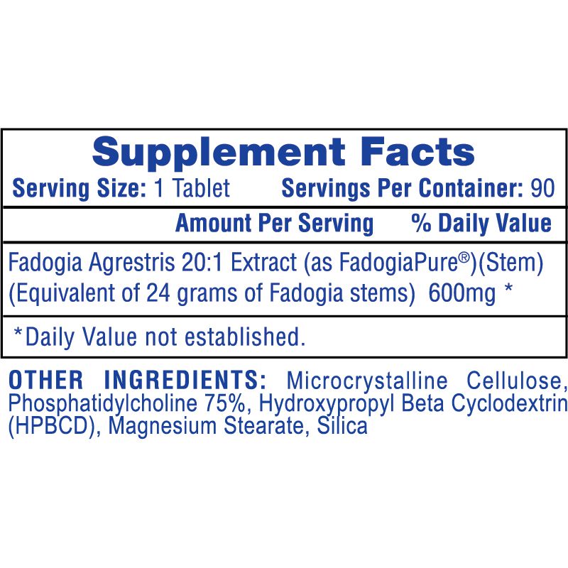 Hi-Tech Pharmaceuticals Fadogia Agrestis 20:1 Extract-90 tablets-N101 Nutrition