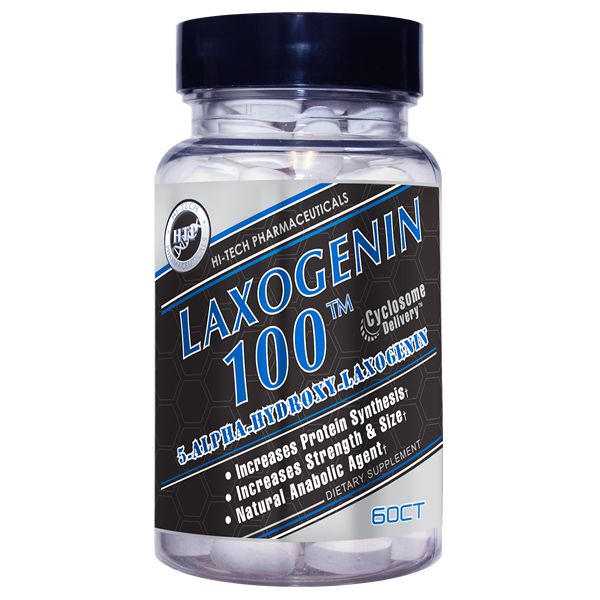 Hi-Tech Pharmaceuticals Laxogenin 100™-60 tablets-N101 Nutrition