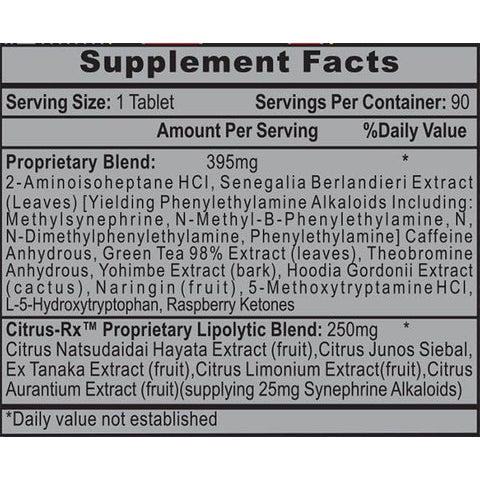 Hi-Tech Pharmaceuticals Lipodrene Xtreme 2.0-90 tablets-N101 Nutrition