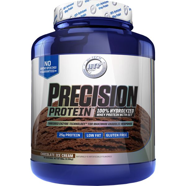 Hi-Tech Pharmaceuticals Precision Protein-5 lbs-Chocolate Ice Cream-N101 Nutrition