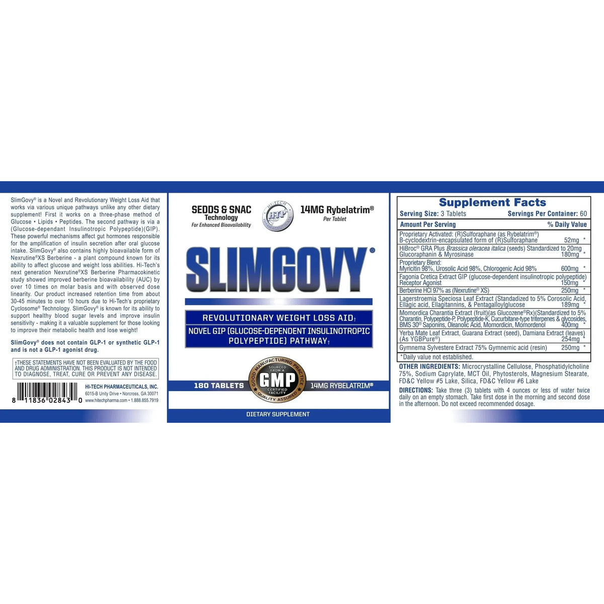 Hi-Tech Pharmaceuticals Slimgovy®-N101 Nutrition
