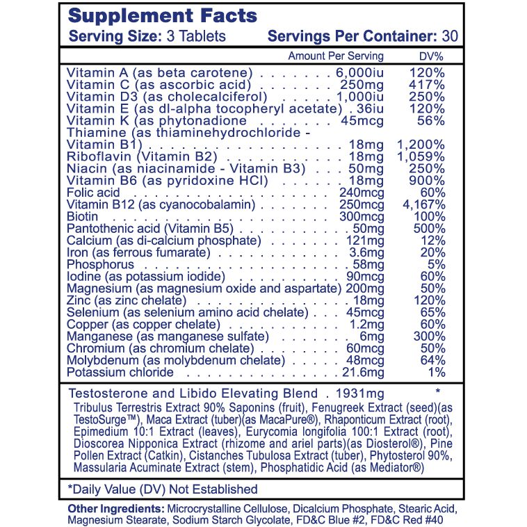 Hi-Tech Pharmaceuticals Testovite™-90 tablets-N101 Nutrition