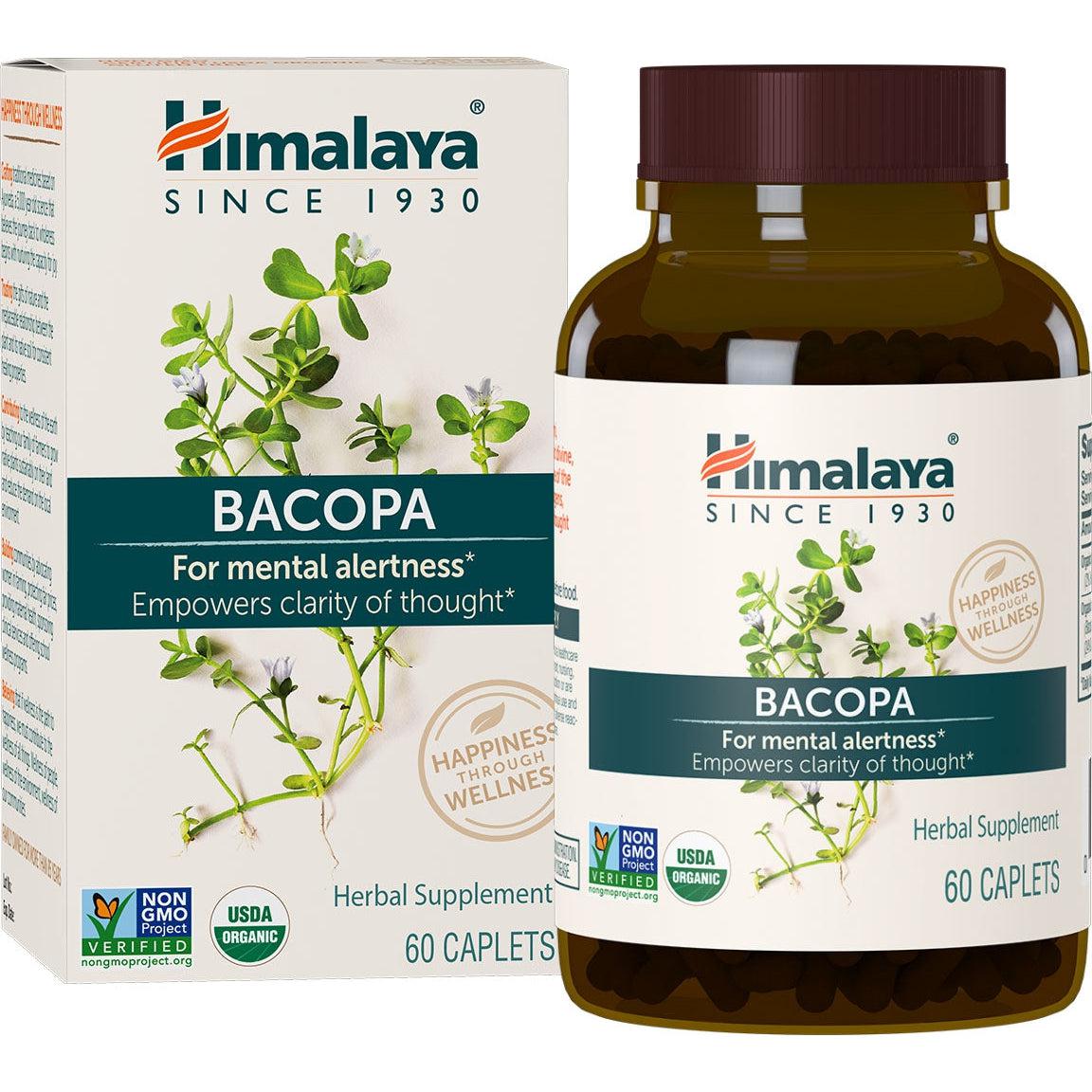 Himalaya Bacopa (Organic)-60 caplets-N101 Nutrition