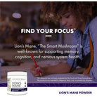 Host Defense Lion's Mane Mushroom Mycelium Powder-N101 Nutrition