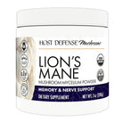Host Defense Lion's Mane Mushroom Mycelium Powder-3.5 oz (100 g)-N101 Nutrition