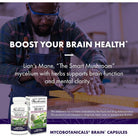 Host Defense Mushrooms MycoBotanicals® Brain-60 vegetarian capsules-N101 Nutrition