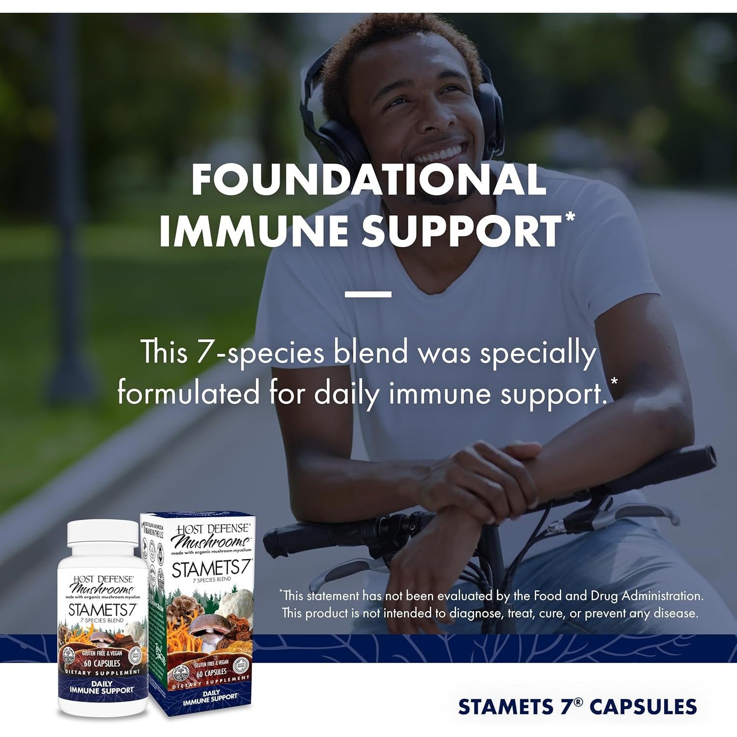 Host Defense Stamets 7®-N101 Nutrition