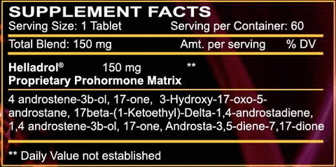 Innovative Laboratories Helladrol-60 Cyclosome™ tablets-N101 Nutrition