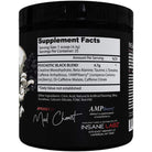 Insane Labz Psychotic Black-35 servings-Fruit Punch-N101 Nutrition