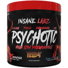 Insane Labz Psychotic HELLBOY Edition-35 servings-Blue Raspberry-N101 Nutrition