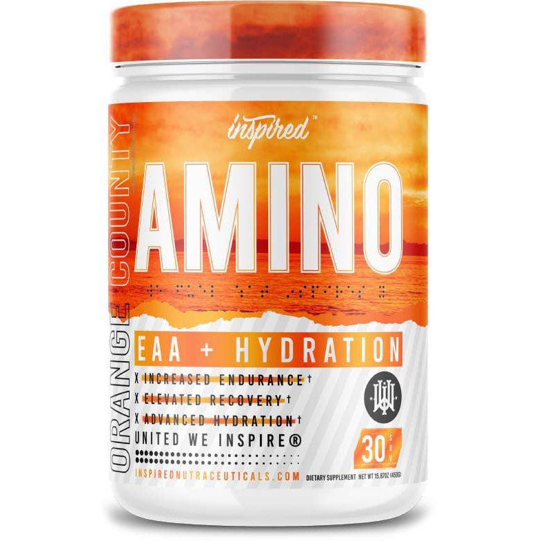 Inspired AMINO EAA + Hydration-30 servings (450 g)-Orange County-N101 Nutrition