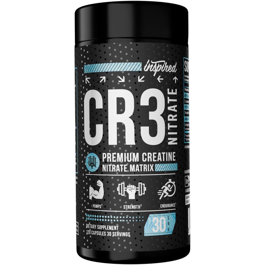 Inspired CR3 Premium Creatine Nitrate Matrix-120 capsules-N101 Nutrition