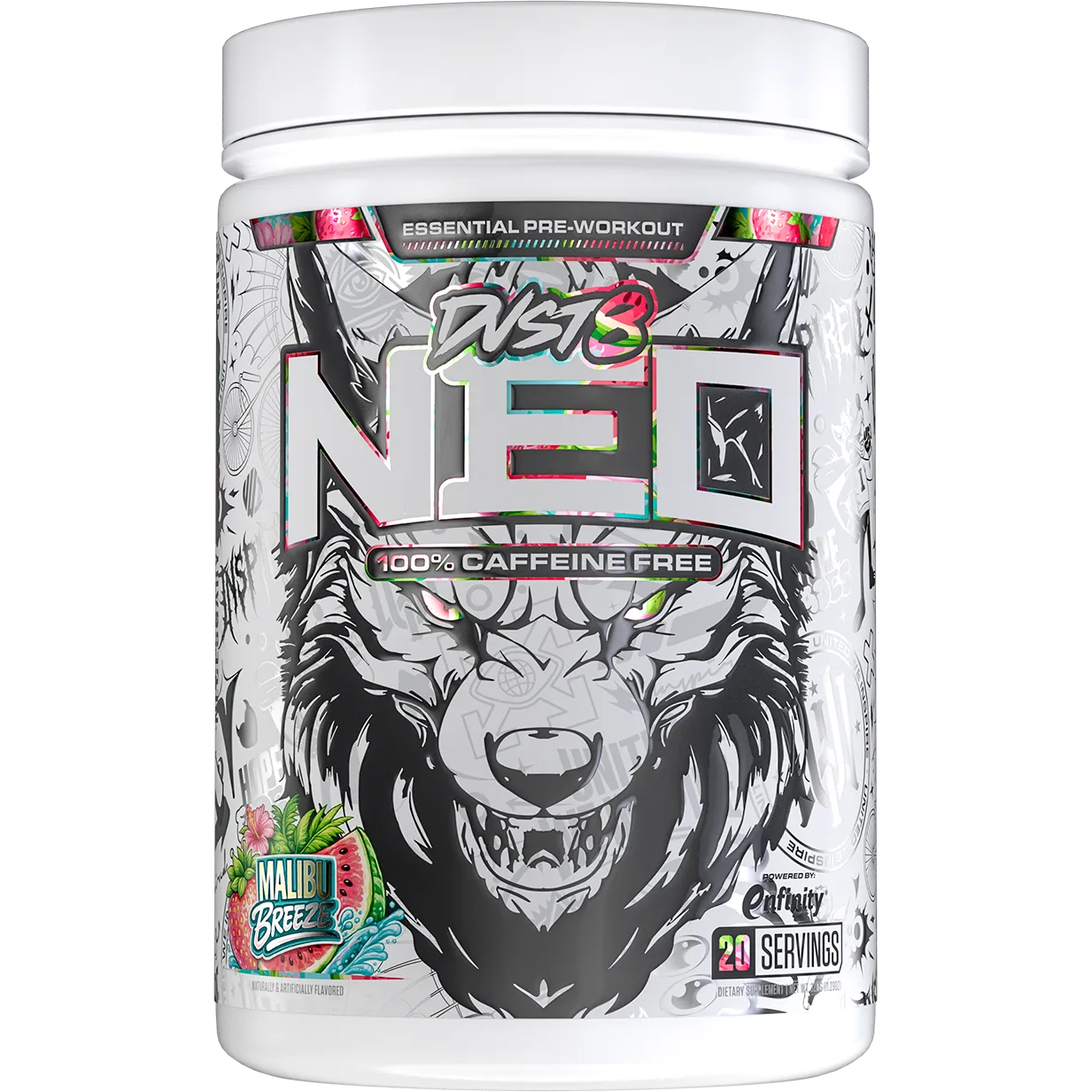 Inspired Nutraceuticals DVST8 NEO-20 servings-Malibu Breeze-N101 Nutrition