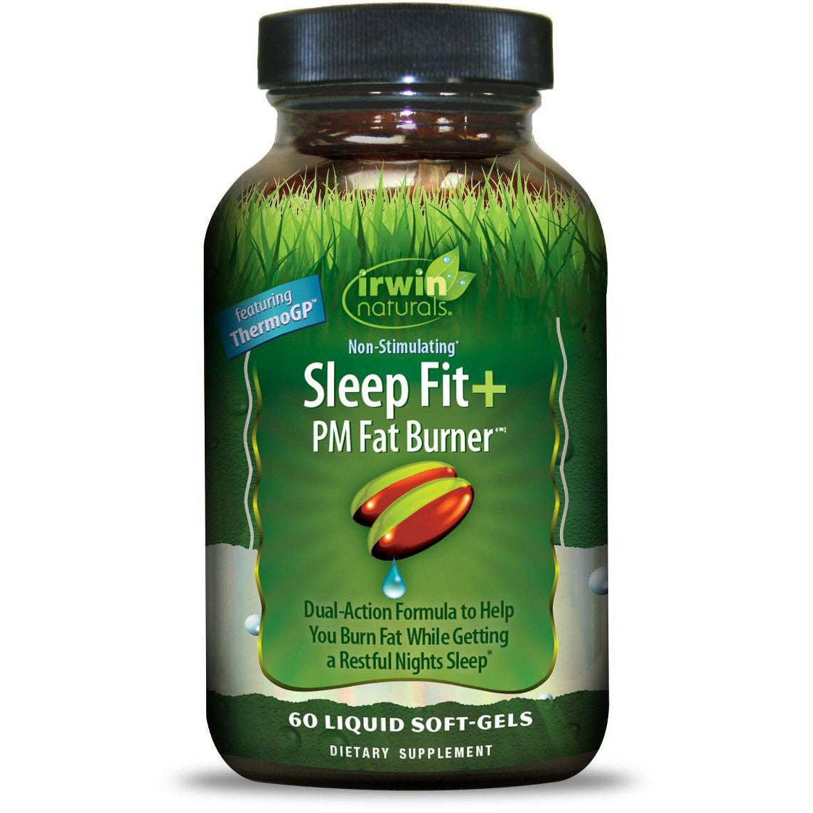 Irwin Naturals Sleep Fit + PM Fat Burner-60 liquid soft-gels-N101 Nutrition