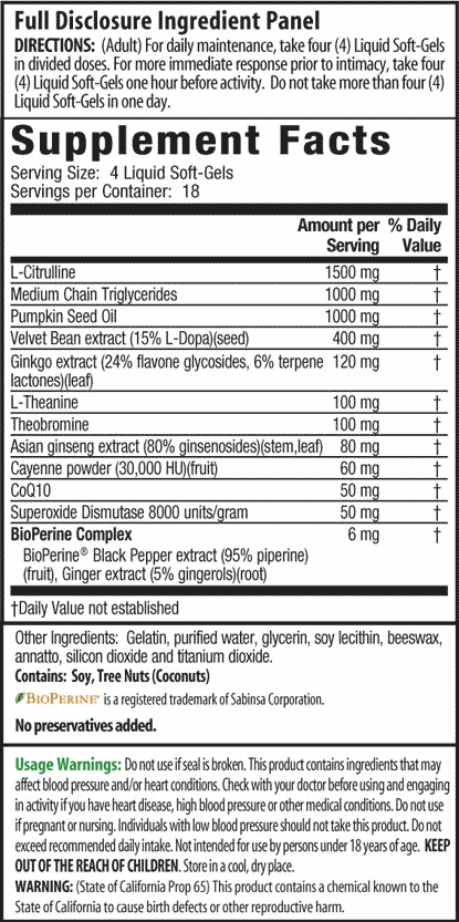 Irwin Naturals Steel-Libido RED-75 liquid soft-gels-N101 Nutrition