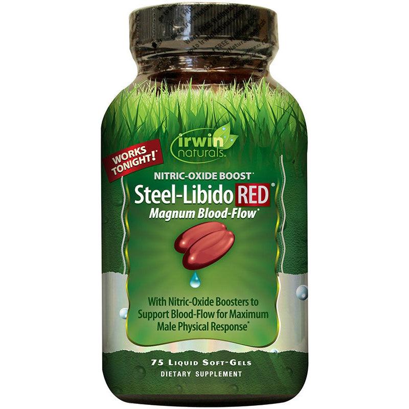 Irwin Naturals Steel-Libido RED-75 liquid soft-gels-N101 Nutrition