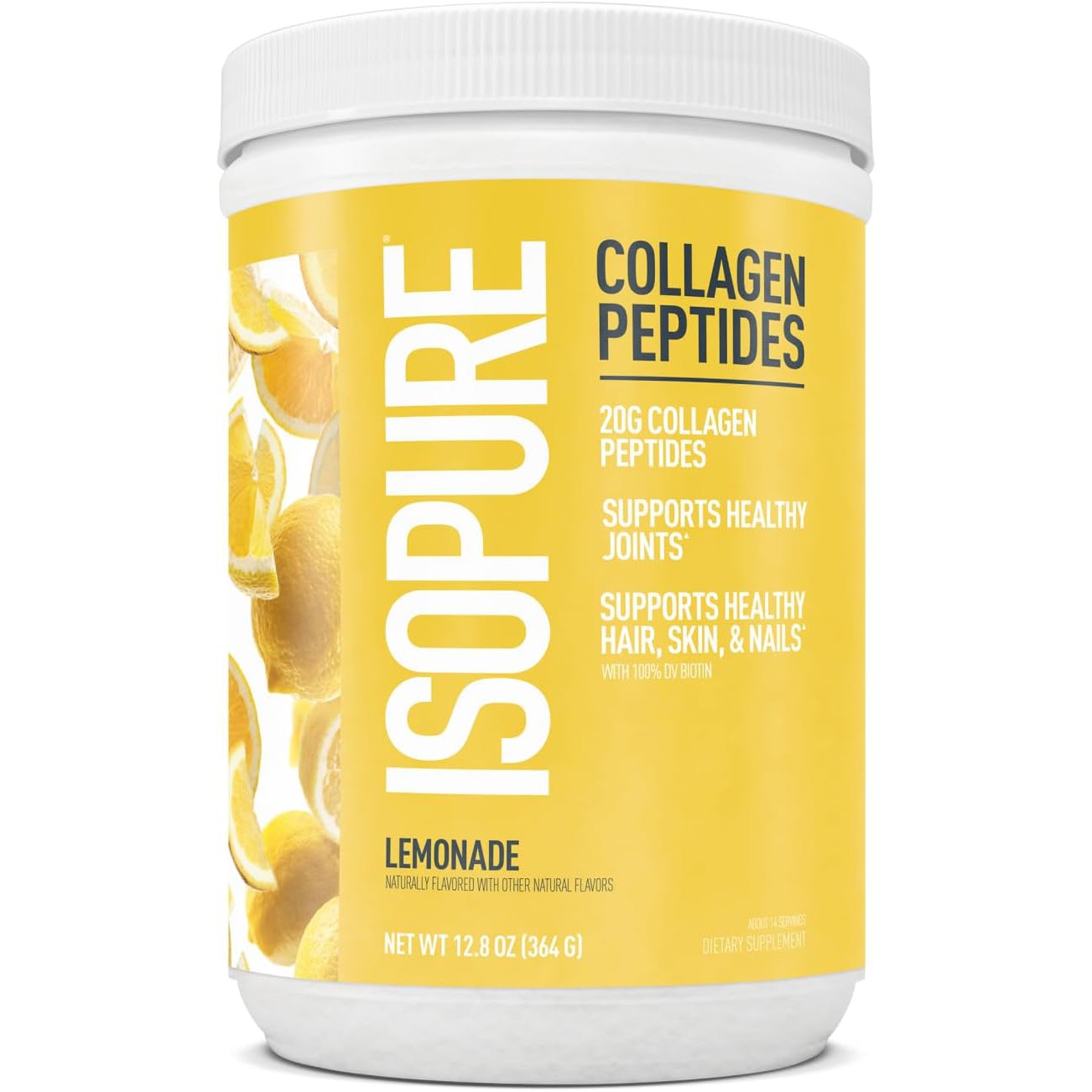 Isopure Collagen Peptides-14 servings-Lemonade-N101 Nutrition