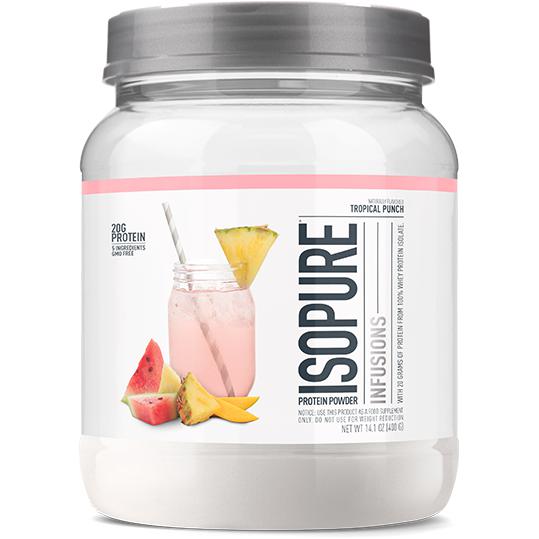 Isopure Infusions-16 servings (400 g)-Tropical Punch-N101 Nutrition