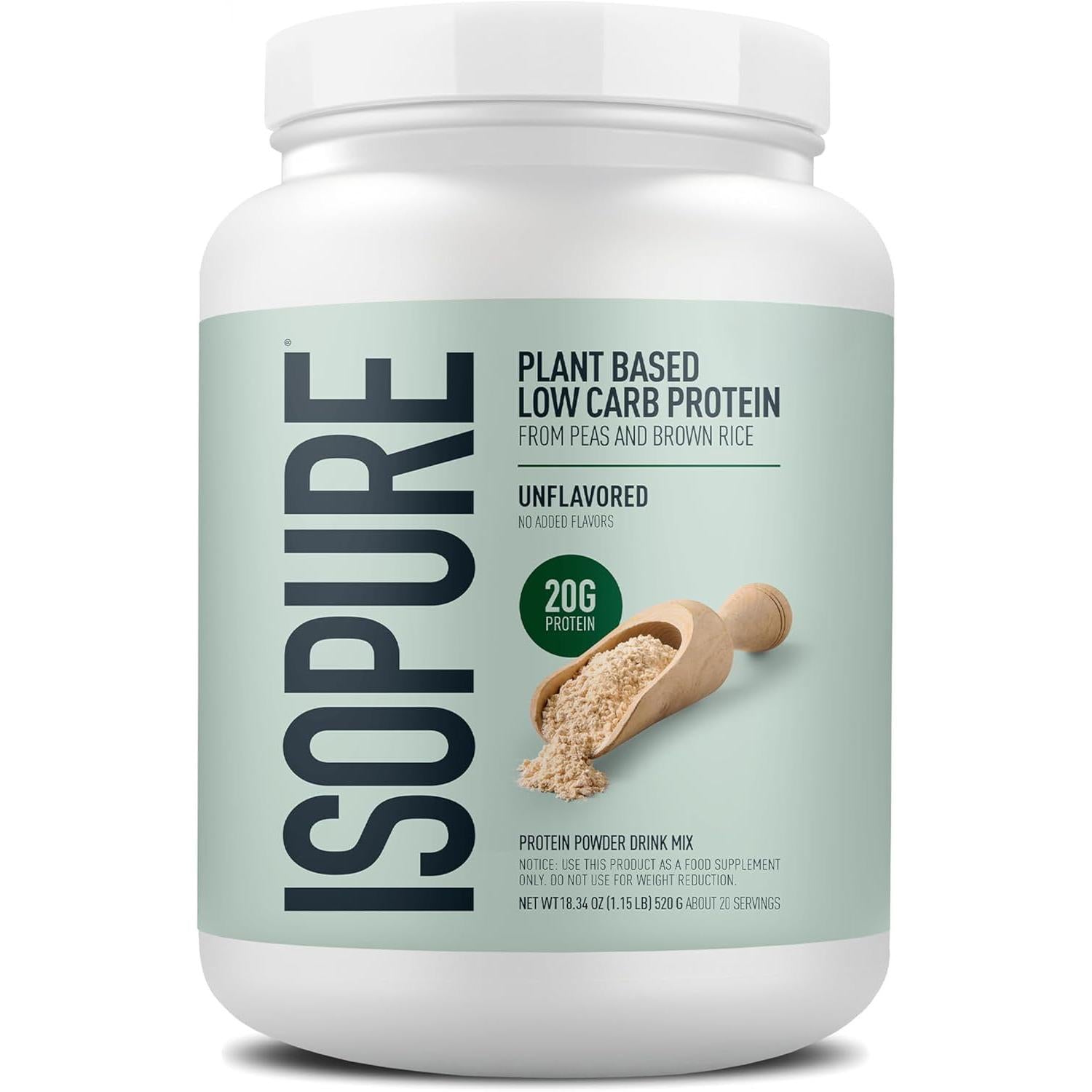 Isopure Plant-Based Low Carb Protein-N101 Nutrition