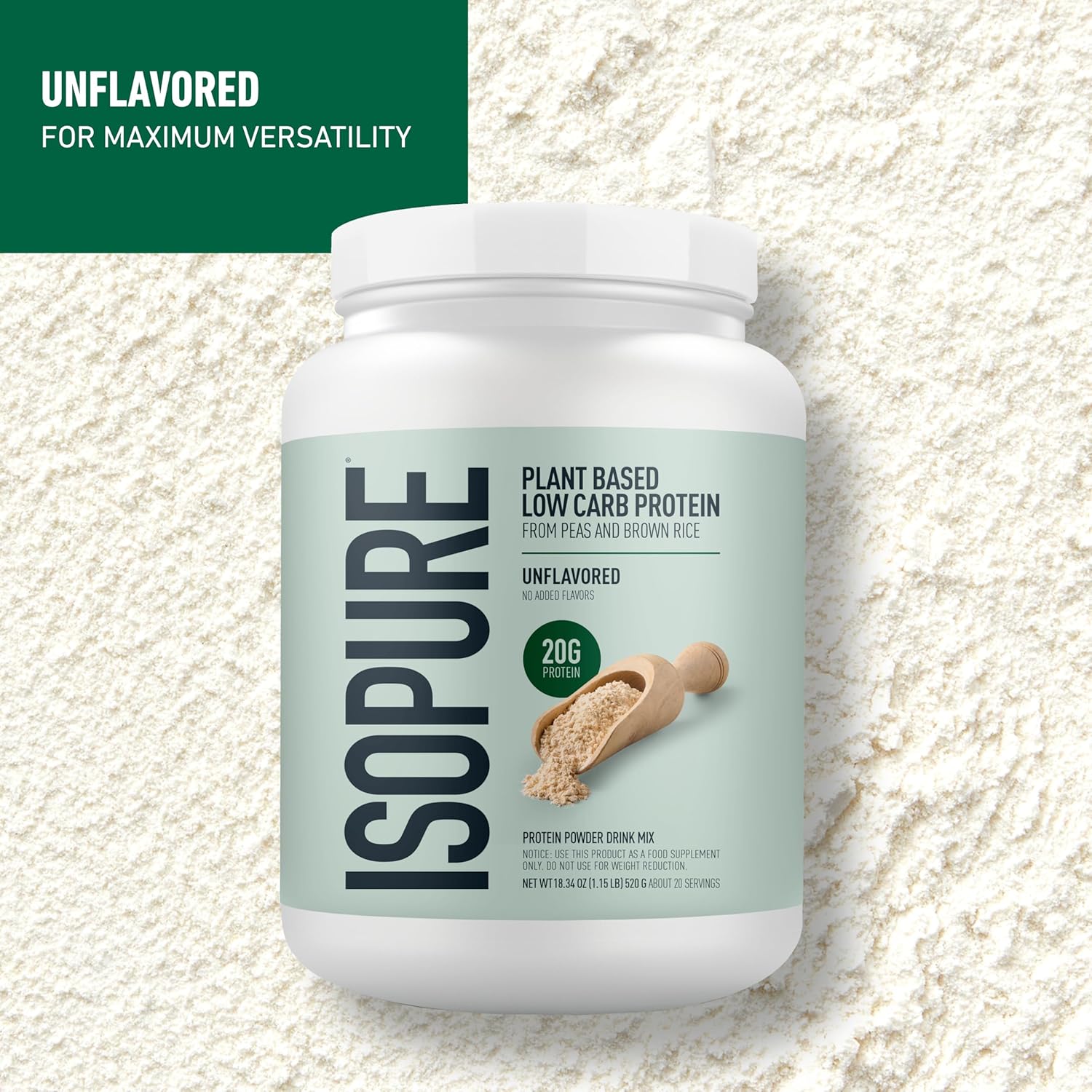 Isopure Plant-Based Low Carb Protein-N101 Nutrition