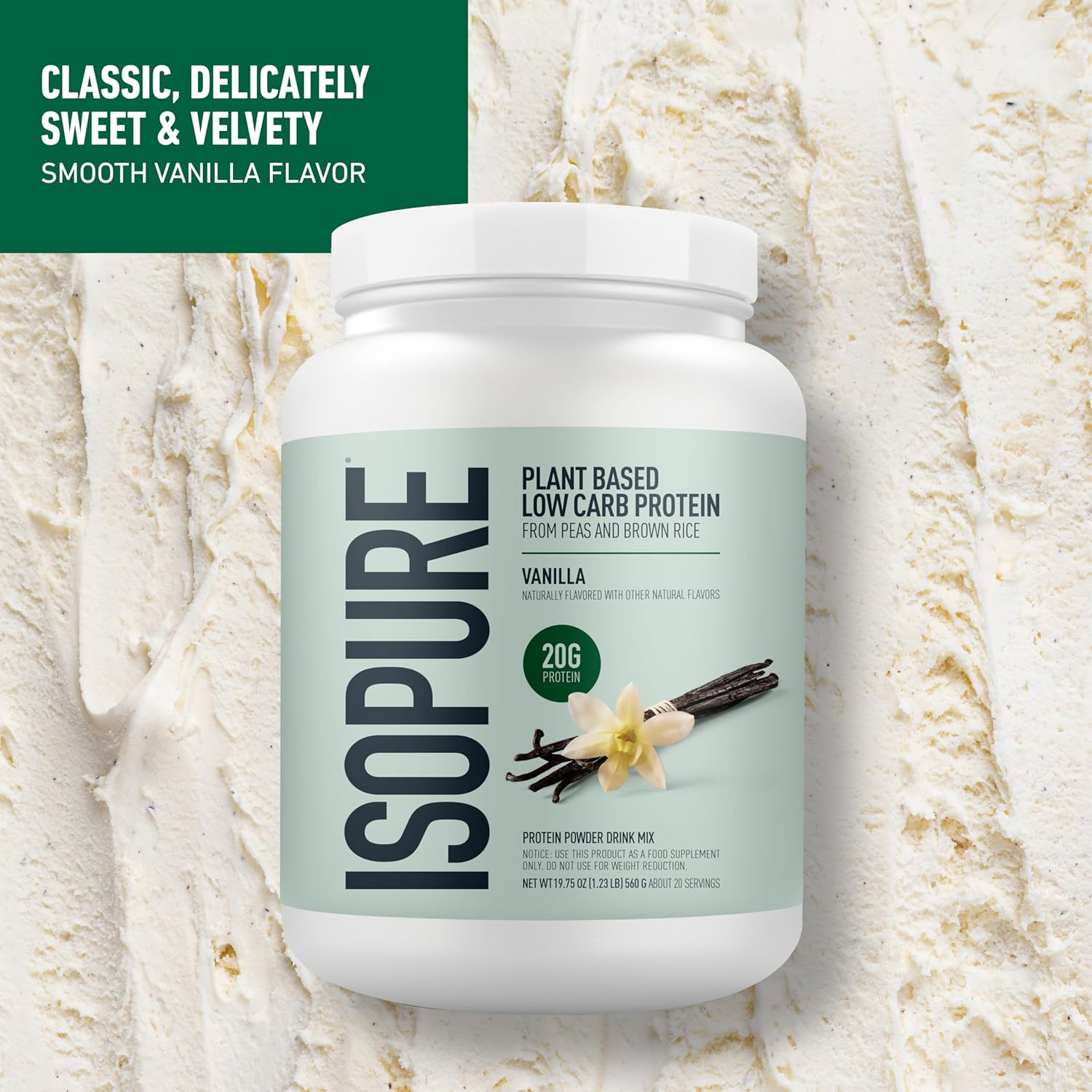 Isopure Plant-Based Low Carb Protein-N101 Nutrition