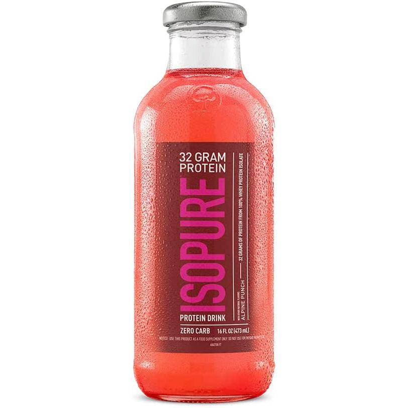 Isopure Zero Carb Protein Drink-Bottle (16 fl oz)-Alpine Punch-N101 Nutrition