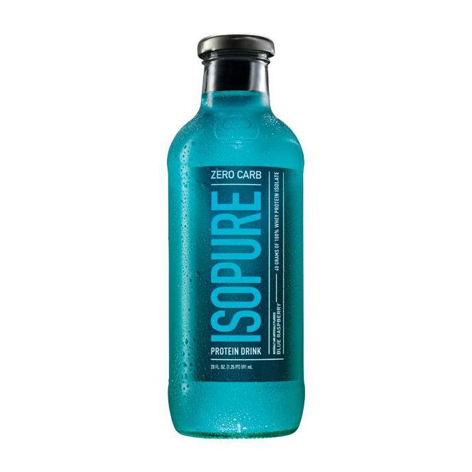 Isopure Zero Carb Protein Drink-Bottle (16 fl oz)-Blue Raspberry-N101 Nutrition