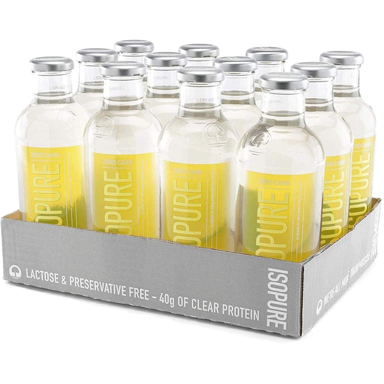 Isopure Zero Carb Protein Drink-Case (12 bottles)-Lemonade-N101 Nutrition