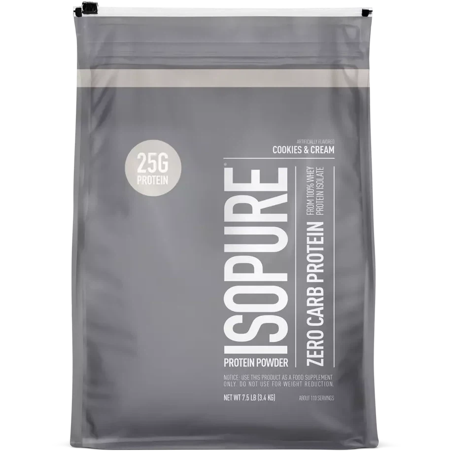 Isopure Zero/Low Carb Protein-7.5 lbs (bag)-Cookies & Cream-N101 Nutrition