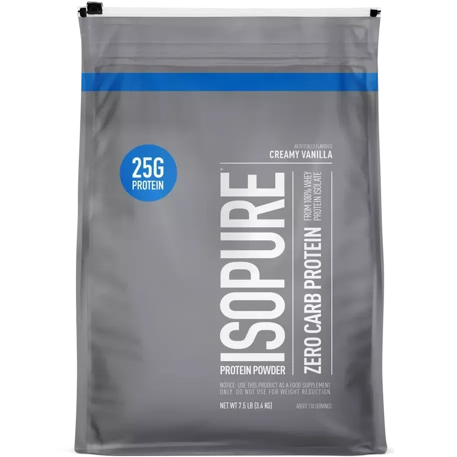 Isopure Zero/Low Carb Protein-7.5 lbs (bag)-Creamy Vanilla-N101 Nutrition