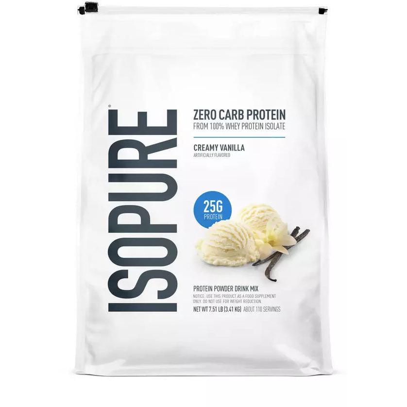 Isopure Zero/Low Carb Protein-7.5 lbs (bag)-Creamy Vanilla-N101 Nutrition