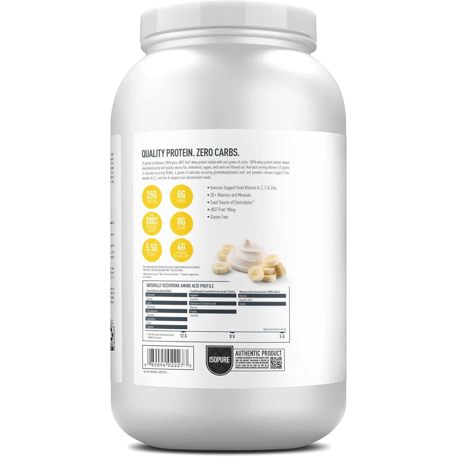Isopure Zero/Low Carb Protein-N101 Nutrition
