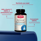 Jarrow Formulas Adrenal Optimizer-120 tablets-N101 Nutrition