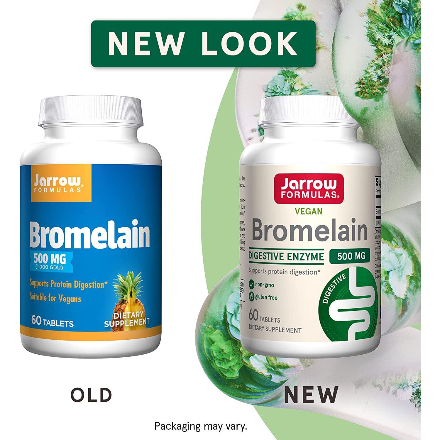 Jarrow Formulas Bromelain 500 mg-60 tablets-N101 Nutrition