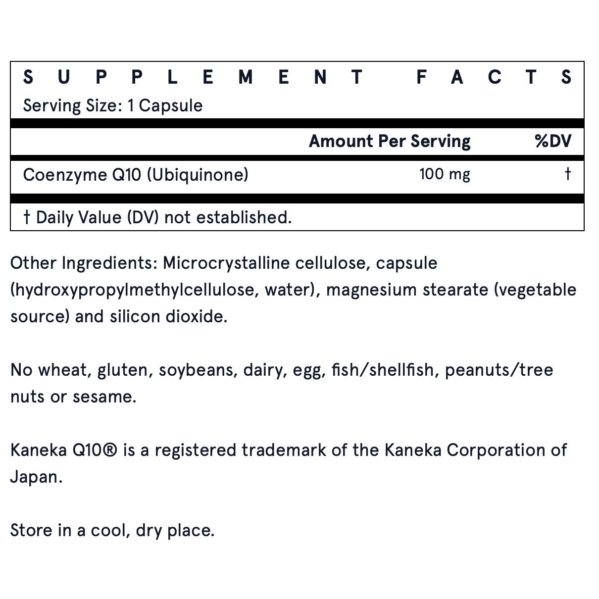 Jarrow Formulas Co-Q10 100 mg-60 veggie capsules-N101 Nutrition